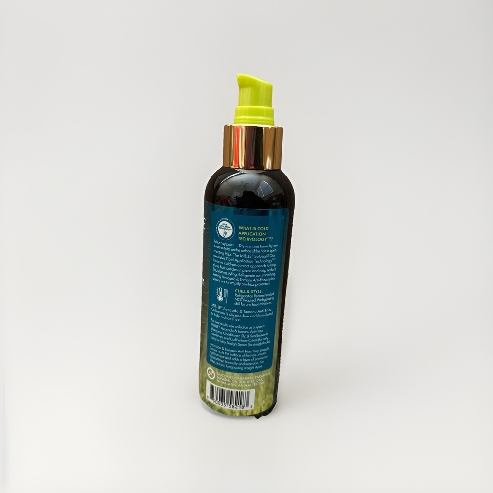 Mielle Organics Avocado & Tamanu Anti-Frizz Hair Serum Stay Straight cap missing - Picture 2 of 2